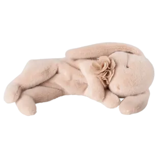 Maileg | Sleeping bunny plush, Small - Powder