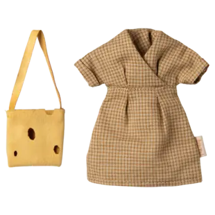 Maileg | Kleid und Tasche, Mama Maus