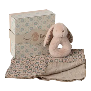 Maileg | Bunny rattle set - Powder