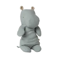 Maileg |  Safari friends, Hippo, Medium - Blue grey