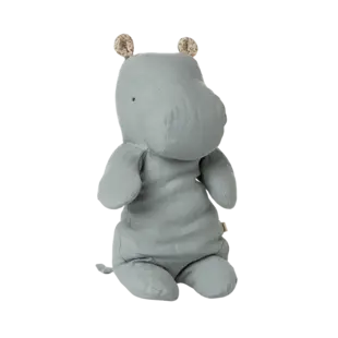 Maileg |  Safari friends, Hippo, Medium - Blue grey