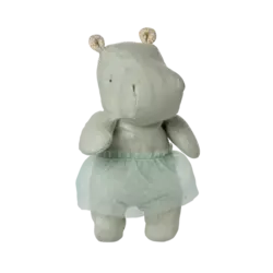 Maileg | Safari friends, Hippo w. skirt, Small  Mint