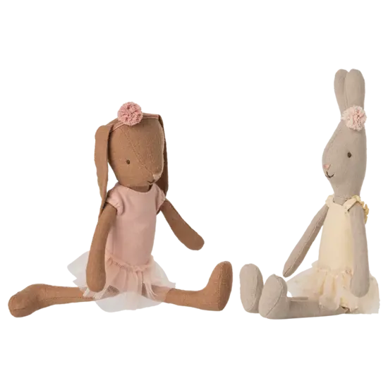 Maileg Maileg | Lapin taille 1, Classic - Combinaison et jupe de ballet crème
