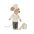 Maileg Maileg | Chef mouse w. soup pot and spoon