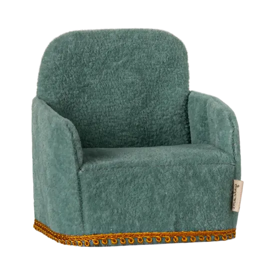 Maileg Maileg | Folding chair, Mouse - Mint