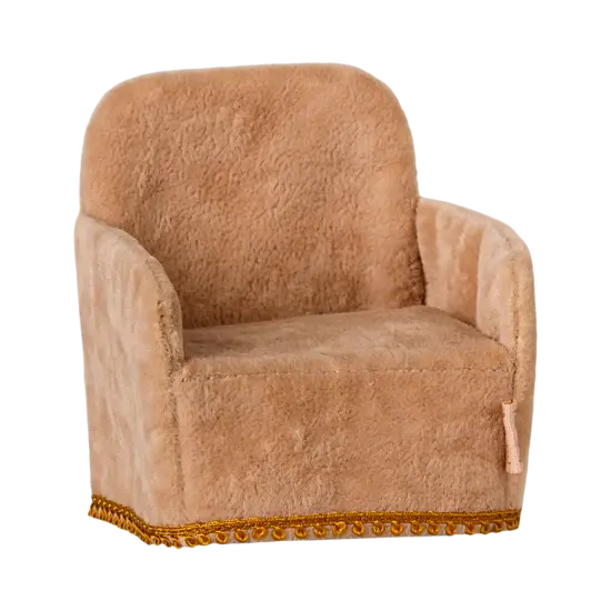 Maileg Maileg | Folding chair, Mouse - Powder