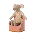 Maileg Maileg | Chaise pliante, Souris - Rose
