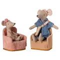 Maileg Maileg | Folding chair, Mouse - Rose