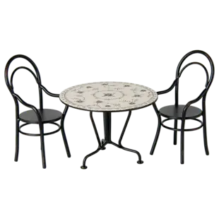 Maileg | Dining table, Set with 2 chairs