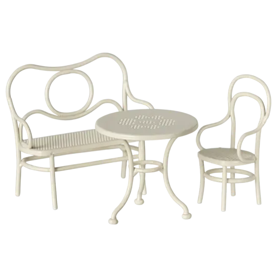 Maileg Maileg | Set de café, Souris, Petit - Blanc cassé