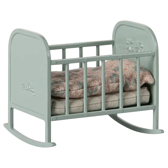 Maileg Maileg | Cradle, My - Blue mint