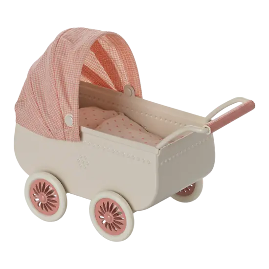 Maileg Maileg | Pram, Mouse - Coral