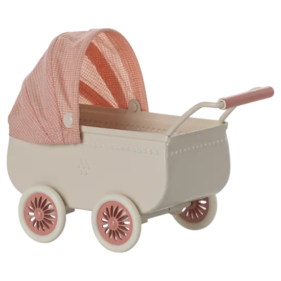 Maileg Maileg | Kinderwagen, Muis - Koraal