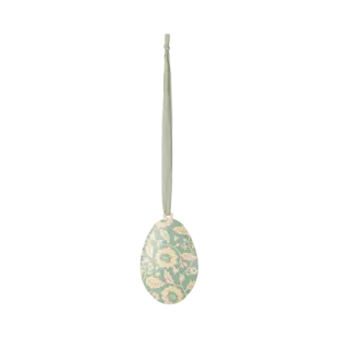 Maileg | Ornement œuf de Pâques, Fleurs - Menthe