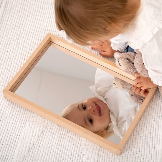 Tickit Tickit | Small Wooden Mirror Tray