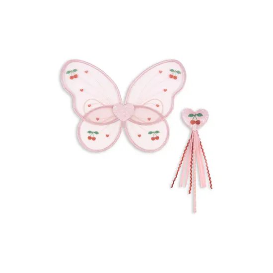 Konges Slojd Konges Slojd | Kostuum Fairy Mellow Rose Fee Vleugels/Staf