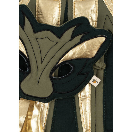 Konges Slojd Konges Slojd | Costume Dragon Burnt Olive Mask/Cape