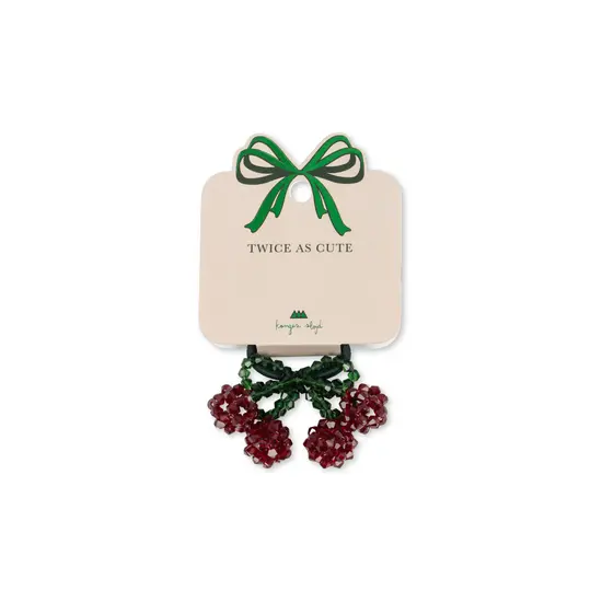 Konges Slojd Konges Slojd | Hair elastic band Cherry 2-pack