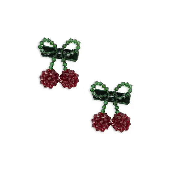 Konges Slojd Konges Slojd | Barrette à cheveux Cerises pailletées paquet de 2