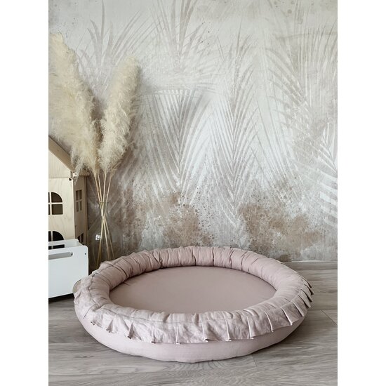 Moje Moje | Playnest linen - Powder Pink
