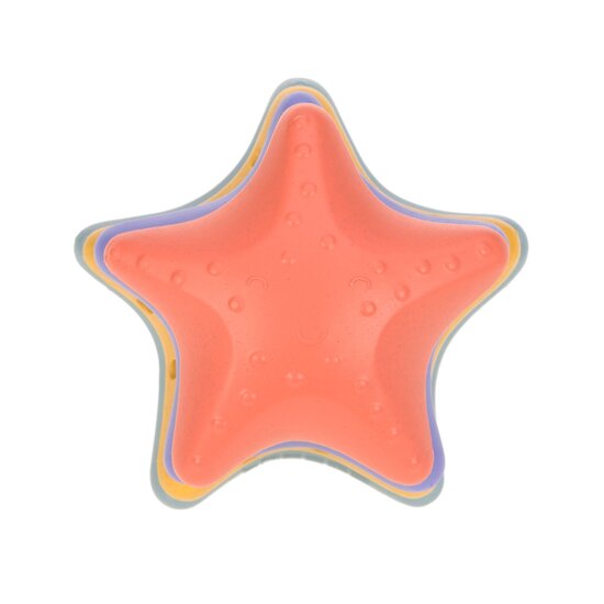 Laessig Laessig | Strandspielzeug Stack Starfish Rosa/Lila/Gelb/Blau