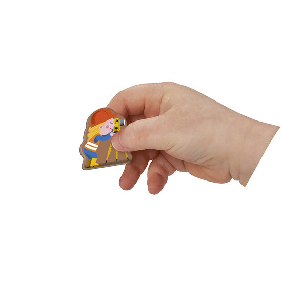 Janod Janod | Magneetboek  Bouw