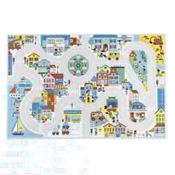 Janod | Cross Roads - City Playmat With Circuit