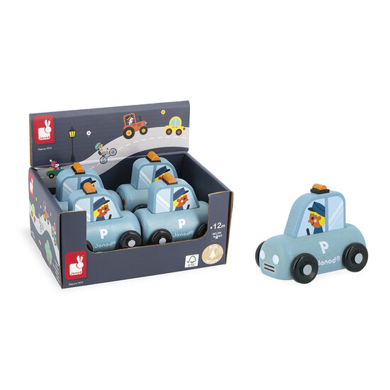 Janod Janod | Cross Roads - Voiture de police en bois Ville