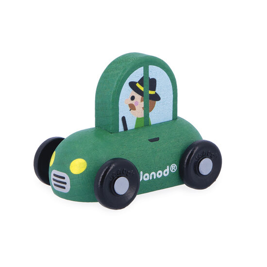 Janod Janod | Cross Roads - Petite voiture en bois Campagne