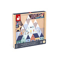 Janod Janod | Cross Roads - Mountain Valley 35 Wooden Blocks Set