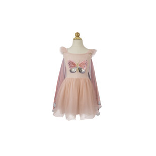 Great Pretenders | Pailletten Geheimnis Schmetterling Twirl Kleid mit Flügeln 5 - 6 y