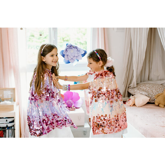 Great Pretenders Great Pretenders | The 5 th Avenue Cape à pailettes violette 4 - 6 Y