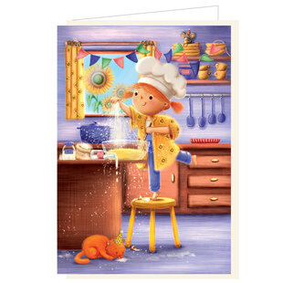 Mail-Box | Carte de vœux Barbara Denef La fille de la pâtisserie