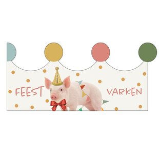 Mail-Box | Carte de voeux Fête des rois et reines Cochon