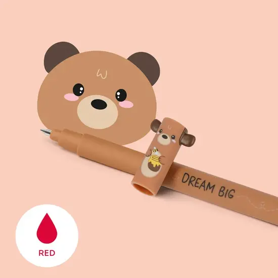 Legami Legami | "Dream Big" Teddy Bear Erasable Gel Pen - Erasable Pen