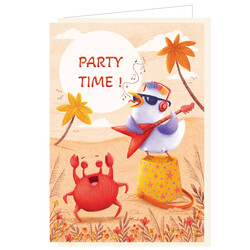 Mail-Box | Carte de vœux Barbara Denef Party Time