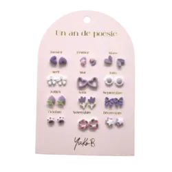 Yuko B | Boucles d'oreilles Parme