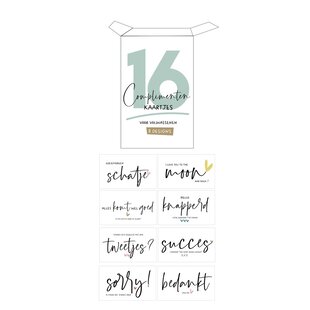 Mail-Box | Minibox Complimenten Kaartjes Volwassenen