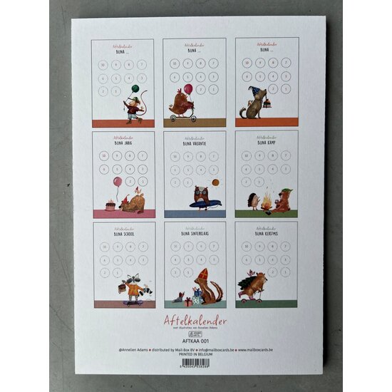 Mail-Box Mail-Box | Kalender Aftelkalender Adams Arts