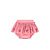 Konges Slojd Konges Slojd | Bobbi Frill Short de bain Strawberry Ice