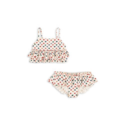 Konges Slojd |  Manuca Bikini à volants GRS Coeur Coloré