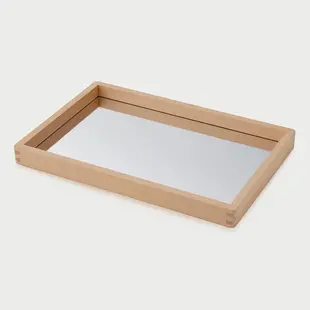 Tickit | Petit plateau miroir en bois