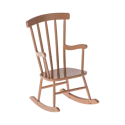 Maileg | Chaise à bascule, Souris - Poudre foncée