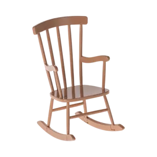 Maileg | Rocking chair, Mouse - Dark Powder