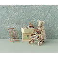 Maileg Maileg | Rocking chair, Mouse - Dark Powder