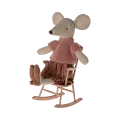 Maileg Maileg | Rocking chair, Mouse - Dark Powder