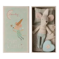 Maileg | Tooth Fairy Mouse, Little Brother In Matchbox