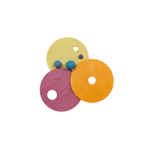 Grimm's | Grimm's x Stapelstein Rolling Discs Warm Pastel