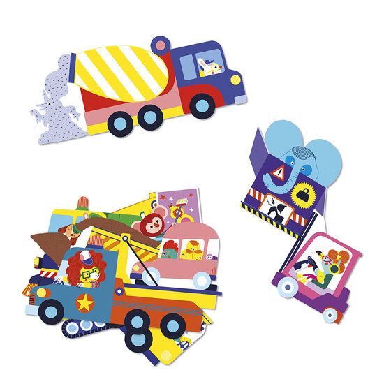 Janod Janod | Grote Voertuigstickers x50