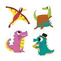 Janod Janod | Dinosaur stickers x100